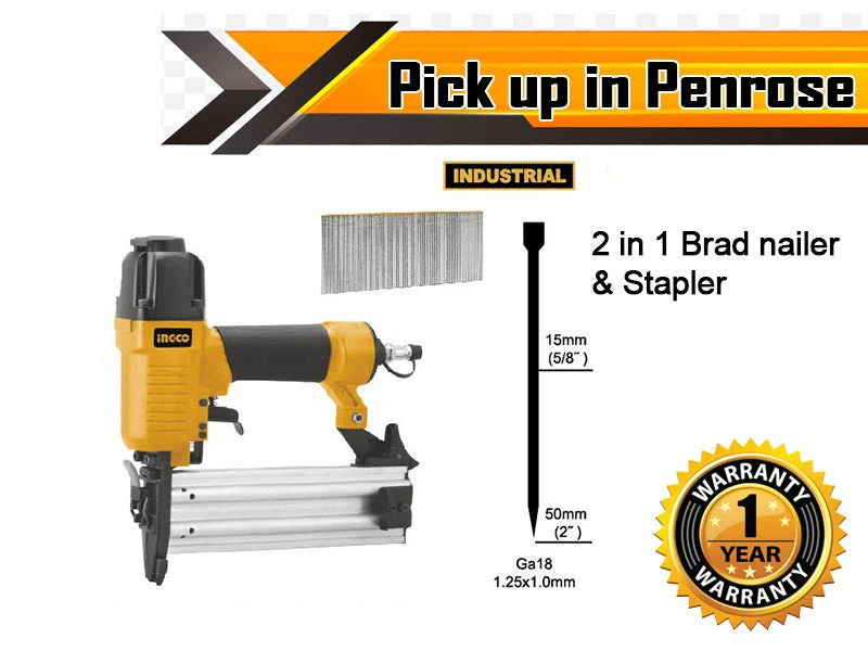 Brad Nailer Air Nailer and Stapler Gun 2 IN 1 - Image 2
