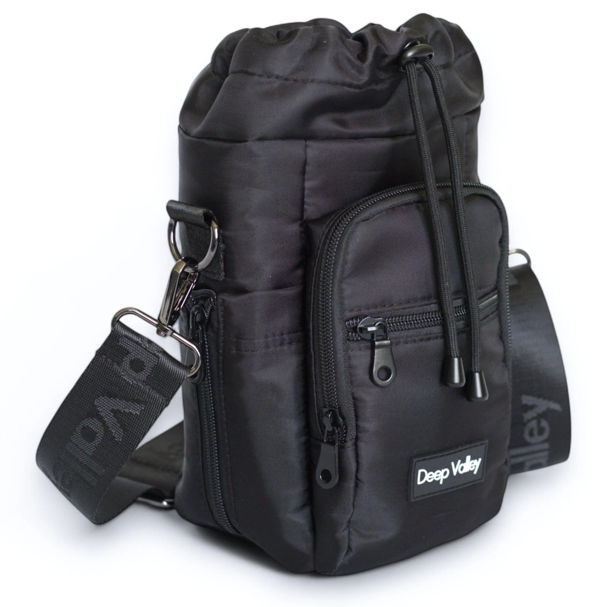 Bundle: Indigo Blue 1L Insulated Bottle + Black DayTrip Mini Bag - Image 4