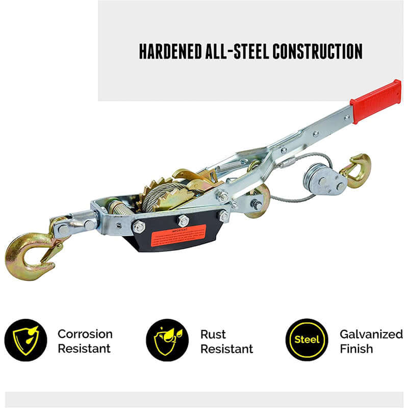 Cable Winch Wire Power Puller 2T / 4000lb - Image 5