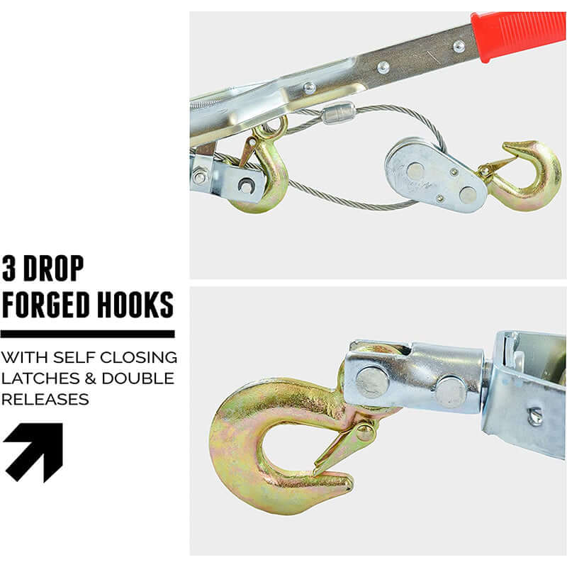 Cable Winch Wire Power Puller 2T / 4000lb - Image 6