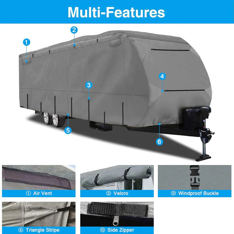 Camper Caravan Cover 16ft to 18ft RV Cover - Image 2