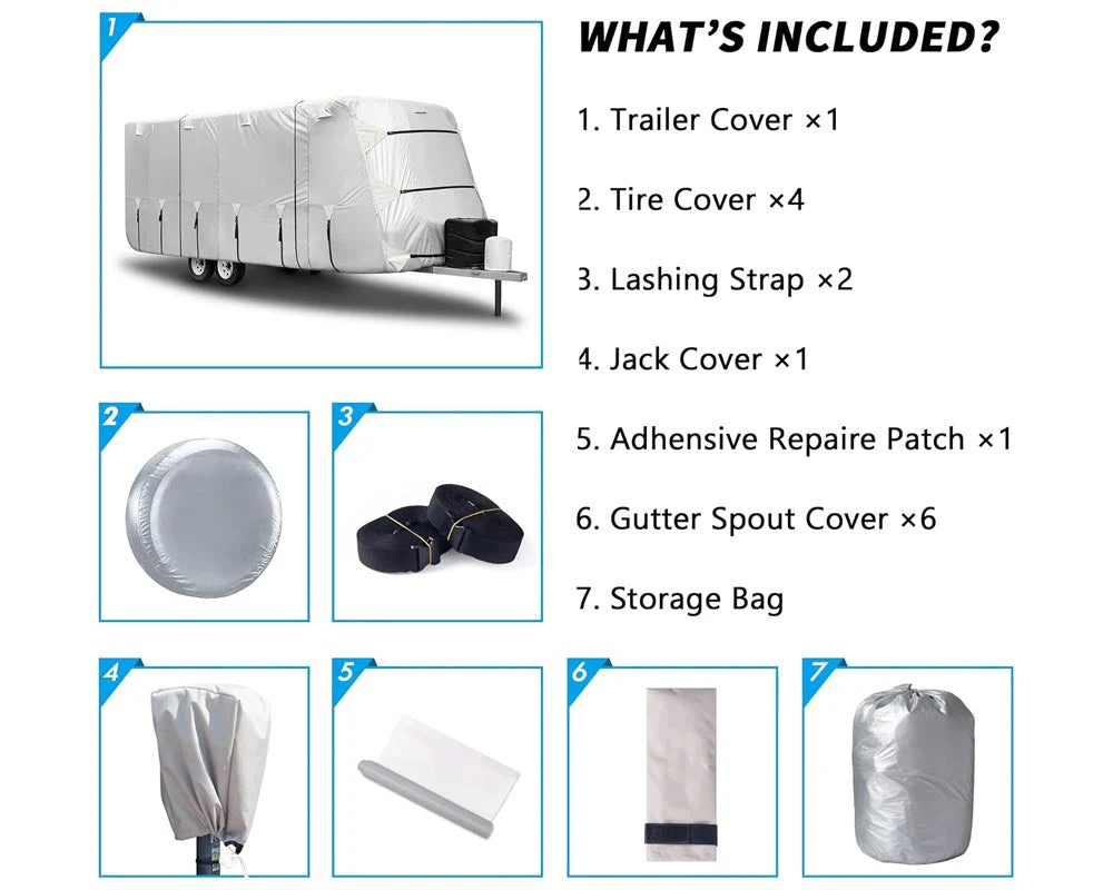 Camper Caravan Cover 23ft to 25ft - Image 7