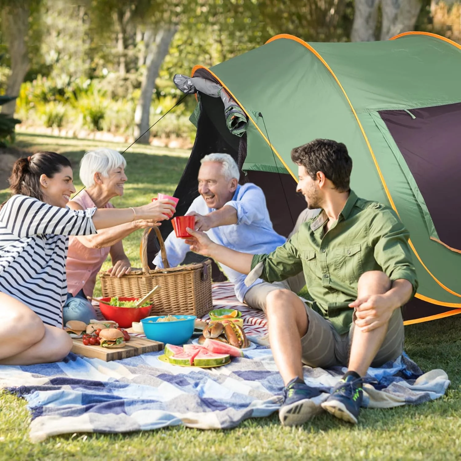 Camping Tent 4-6 Person Pop Up - Image 2