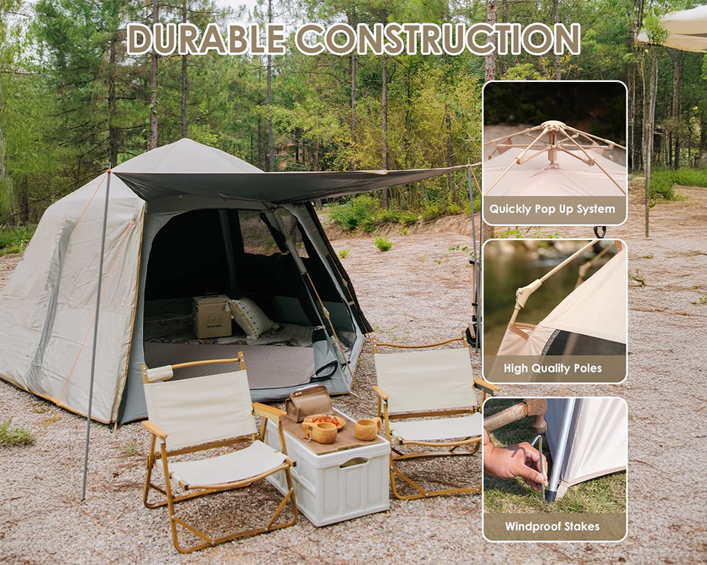 Camping Tent 5-8 People Family Tent - Image 3