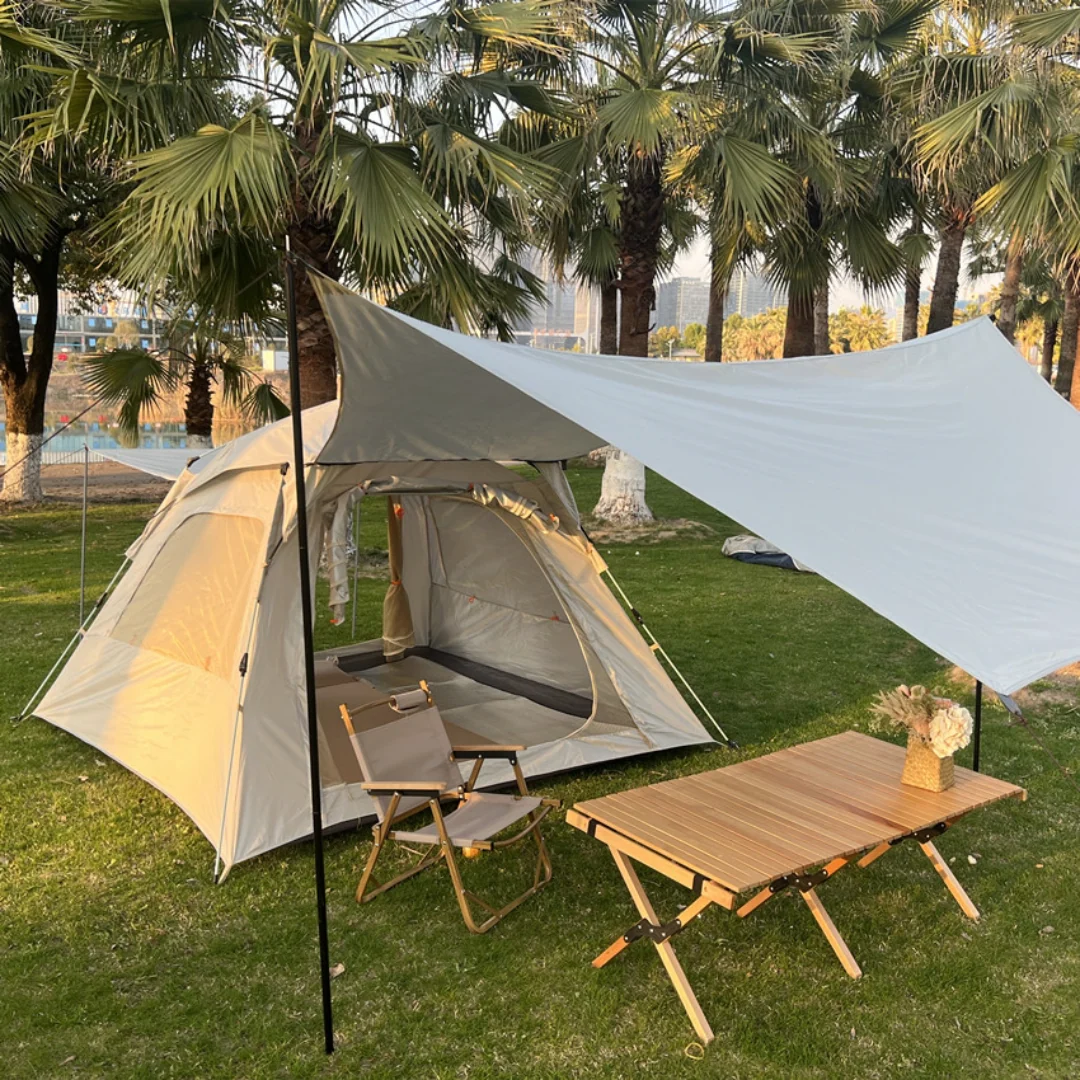 Camping Tent With Canopy 3-5 Person Tent - Image 11
