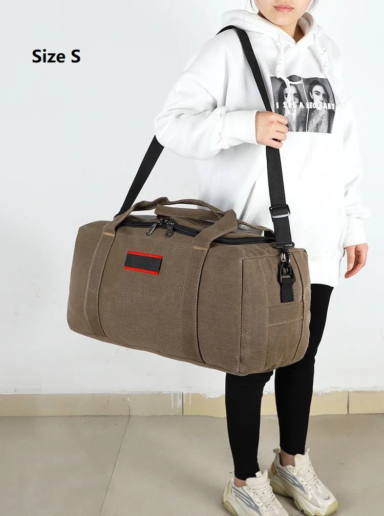 Canvas Storage Bag – High-Capacity Travel, Camping & Moving Luggage Bag - Image 8