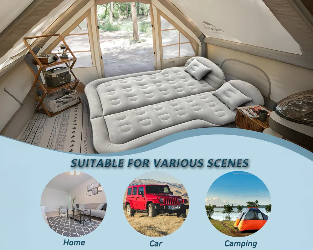 Car Inflatable Air Mattress with Pump - Image 7