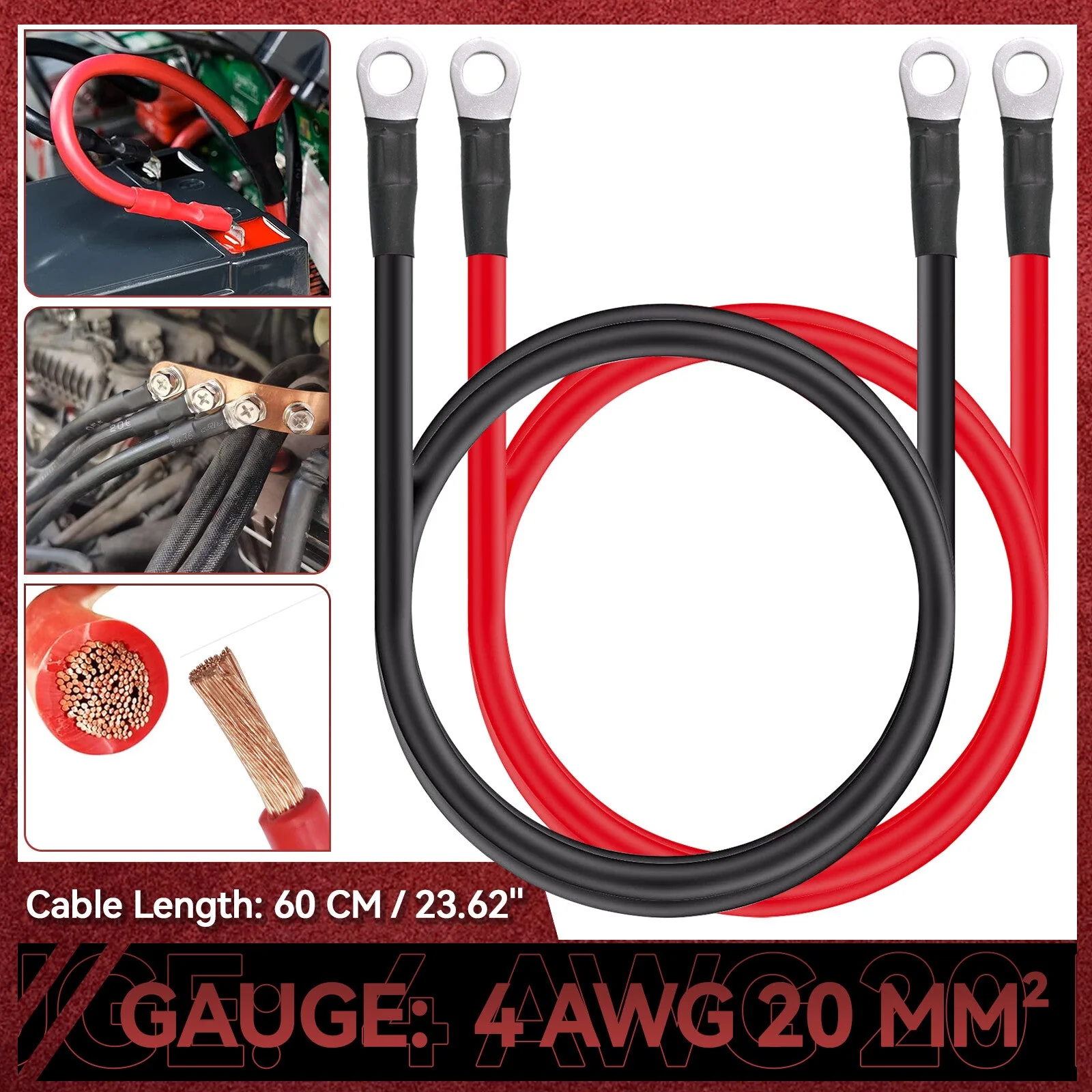 Car Battery Cables 4AWG - Image 13