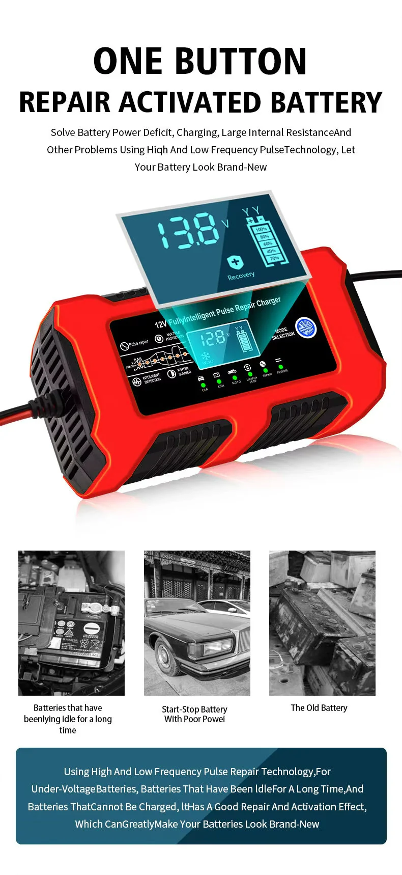 Car Battery Charger 12V 6A - Image 10