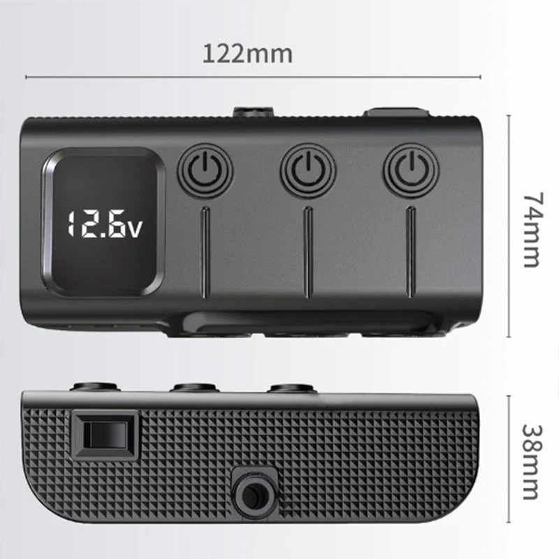 Car cigarette lighter 3-port USB independent switch PD smart fast charging 120W - Image 5