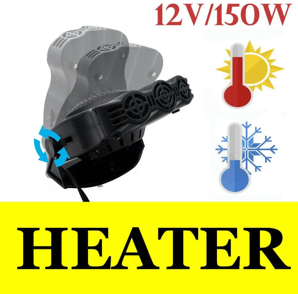 Car Heater For Windscreen 2 in 1 Portable 12V - Image 5