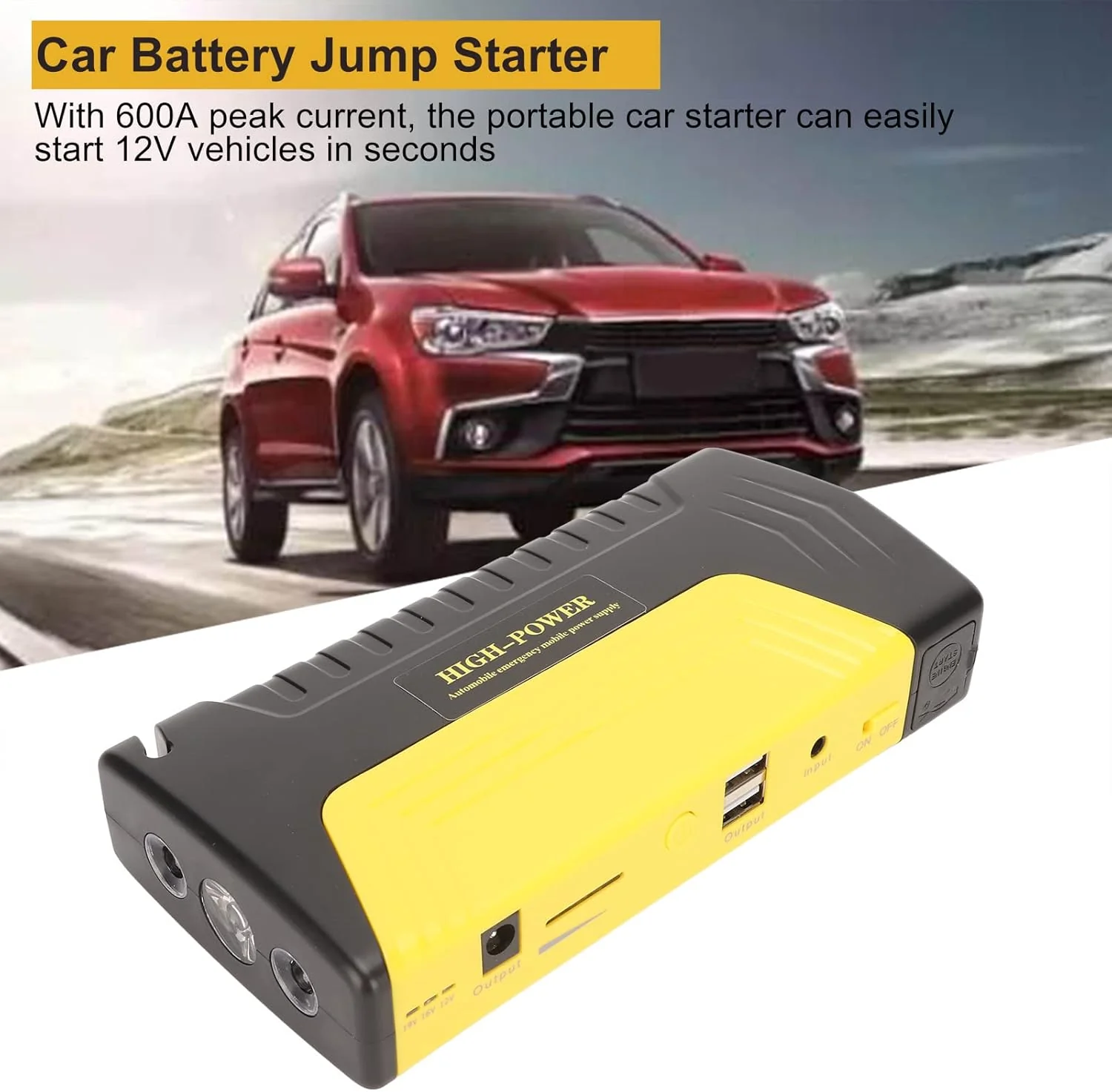 Car Jump Starter Laptop Charger - Image 2