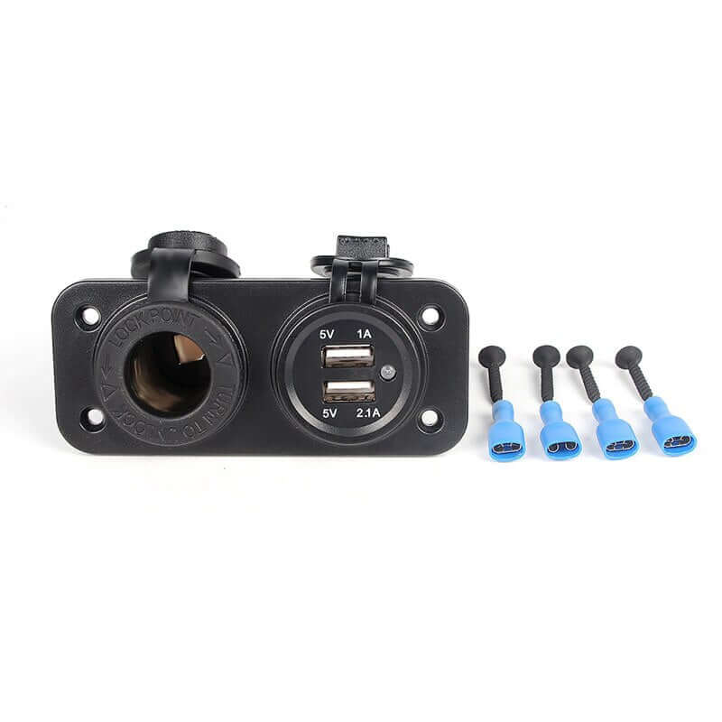 Car Plug Lighter Socket Usb Ports 12V - Image 6