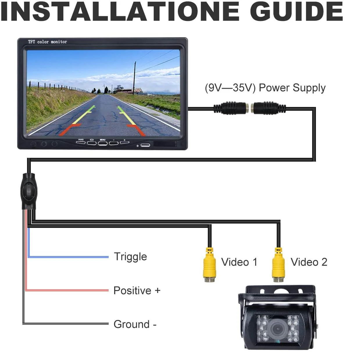Car Reverse Camera Rearview Reversing Camera - Image 7