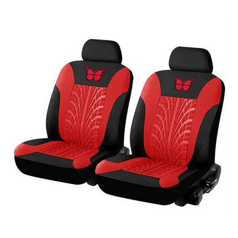 Car Seat Cover 2 Front Seater Protector Polyester - Image 2