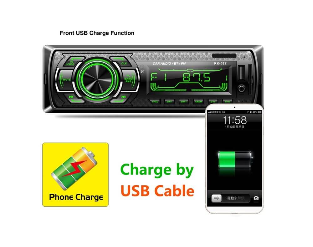 Car Stereo Bluetooth MP3/BLUETOOTH/FM PLAYER - Image 8