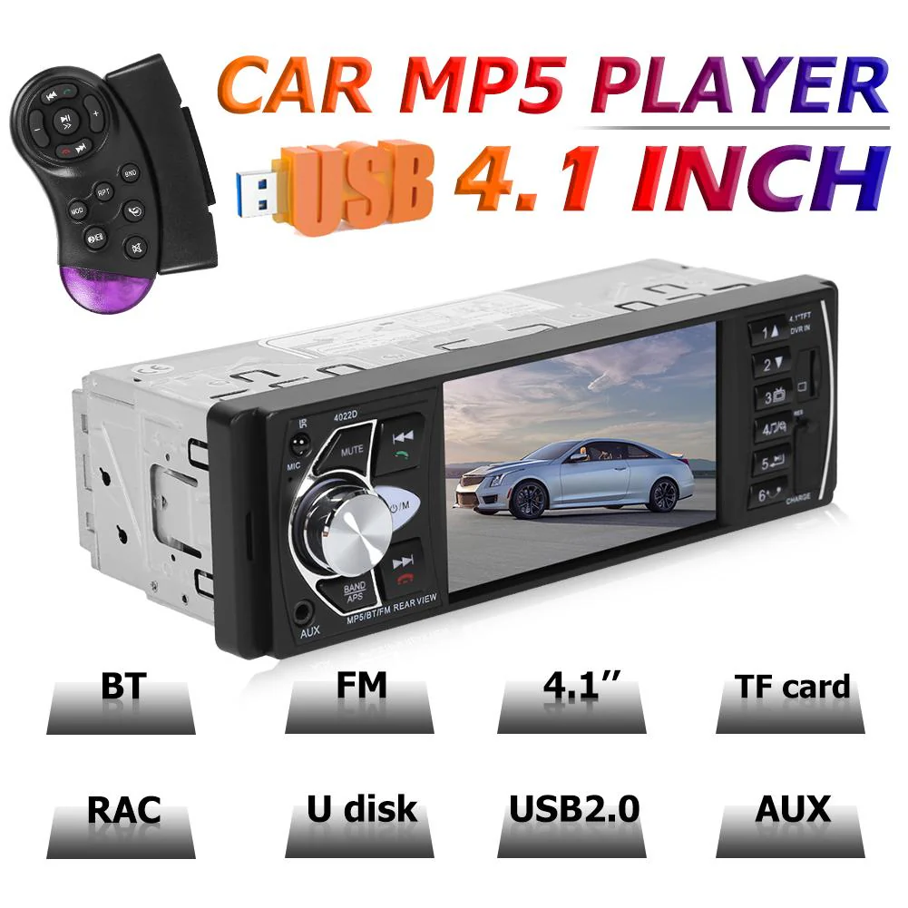 Car Stereo Bluetooth MP5 Player - Image 2