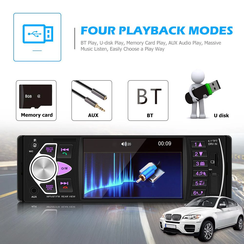 Car Stereo Bluetooth MP5 Player - Image 7