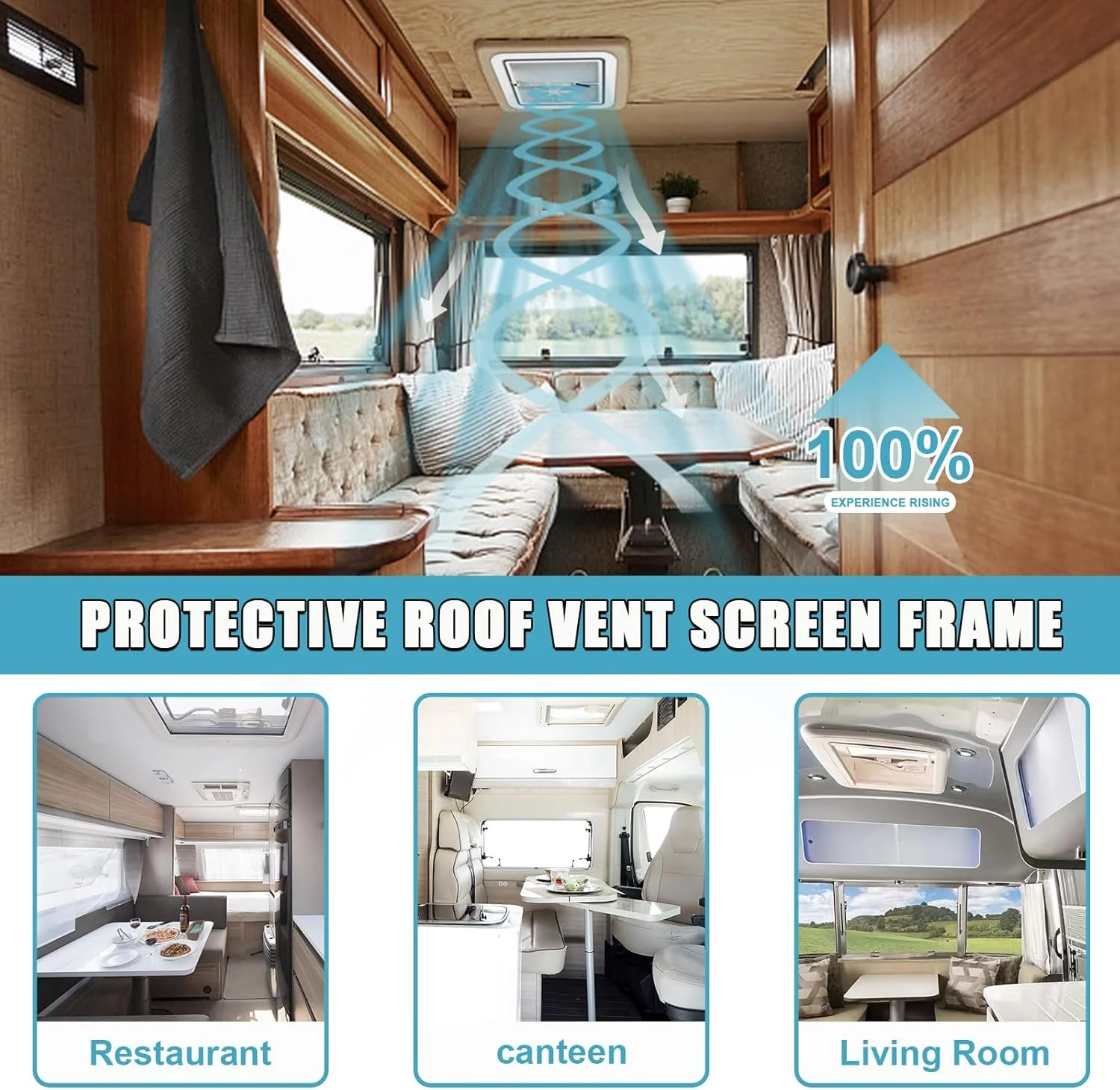 Caravan Roof Vent RV Shower Hatch - Image 4