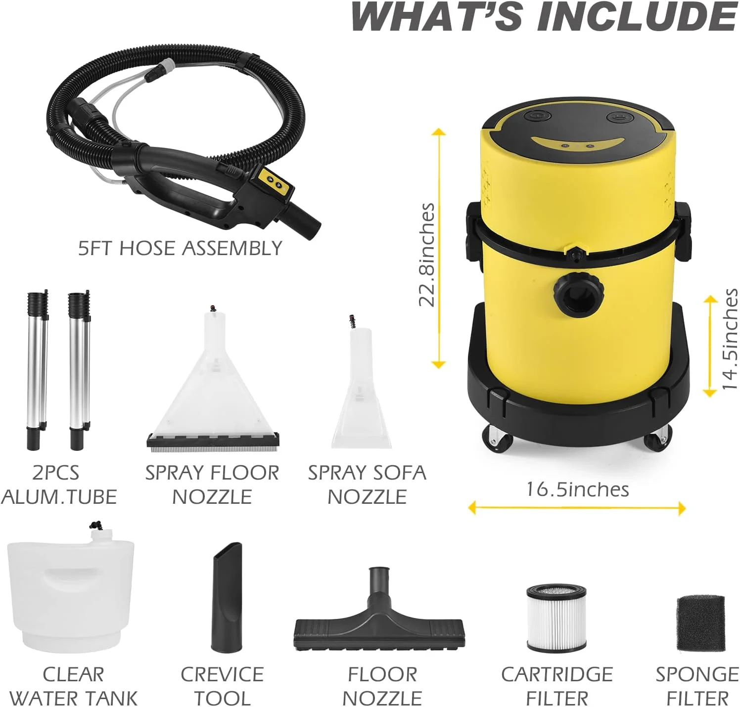 Carpet Cleaner Machine Vacuum Carpet Cleaner - Image 4