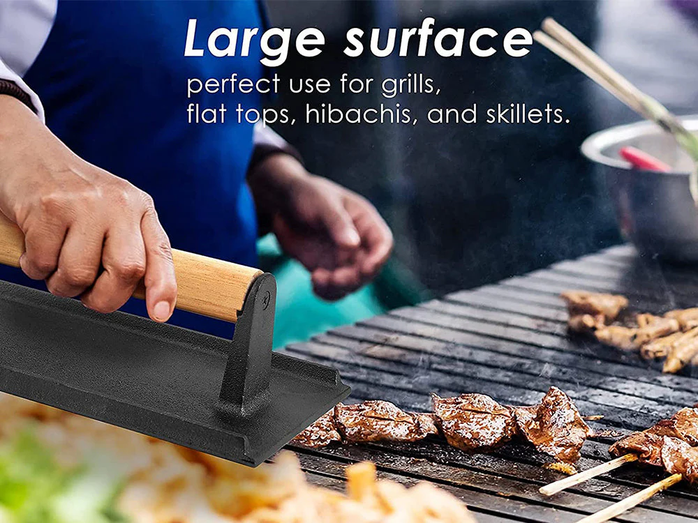 Cast Iron Grill Press - Image 4