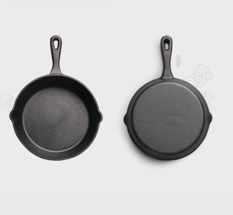 Cast Iron Skillet Pan Frying Egg Pan Kitchen Cookware - Image 3