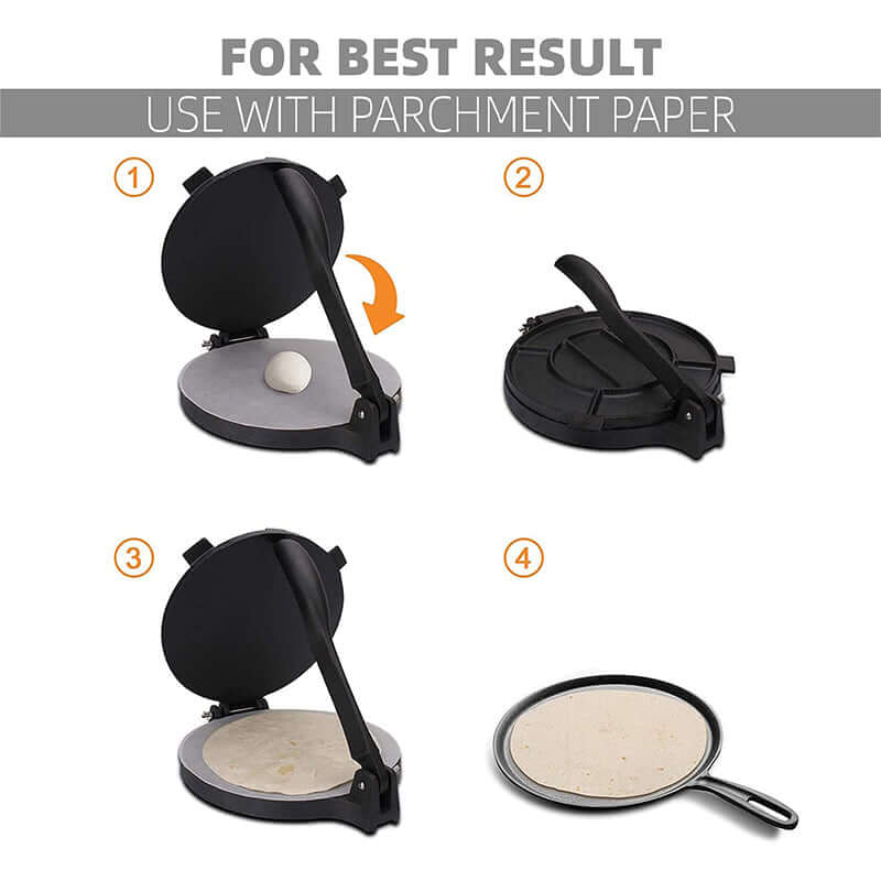 Cast Iron Tortilla Press 18.5cm - Image 5