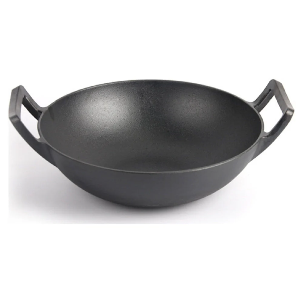 Cast Iron Wok Pan 36CM