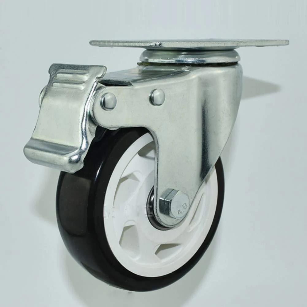Castor Trolley Wheel with Brake - Image 9