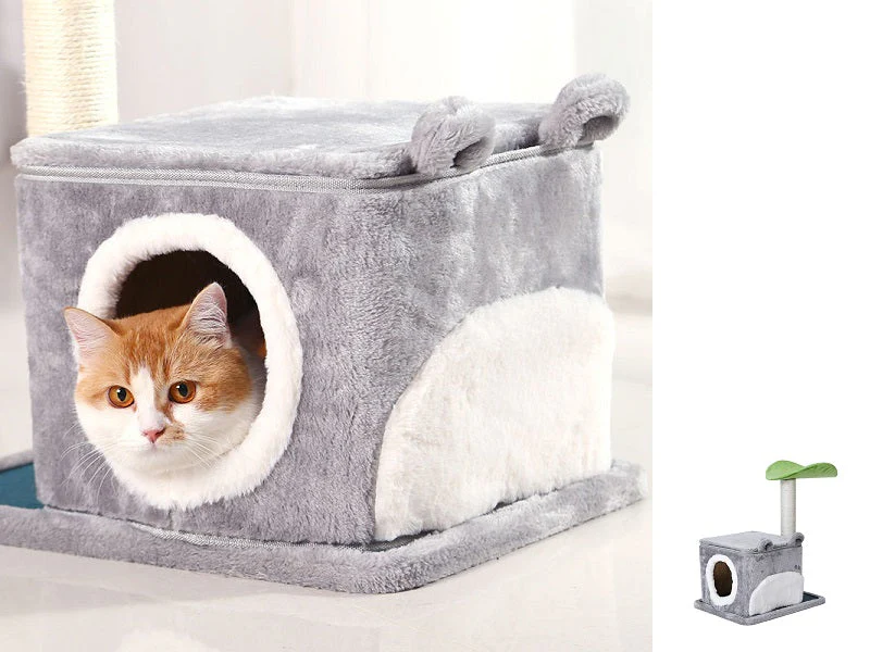 Cat Kitten Tree Scratching Post Climbing Activity Centre Sisal Bed Toy Scratcher - Image 4