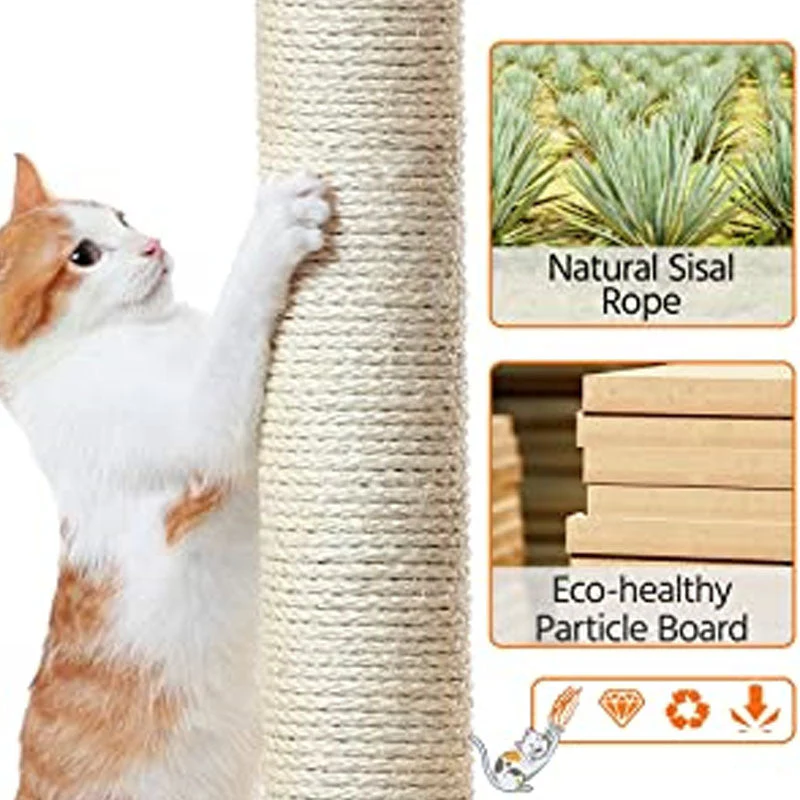 Cat Tree House Scratching Post Tree Play House - Image 8