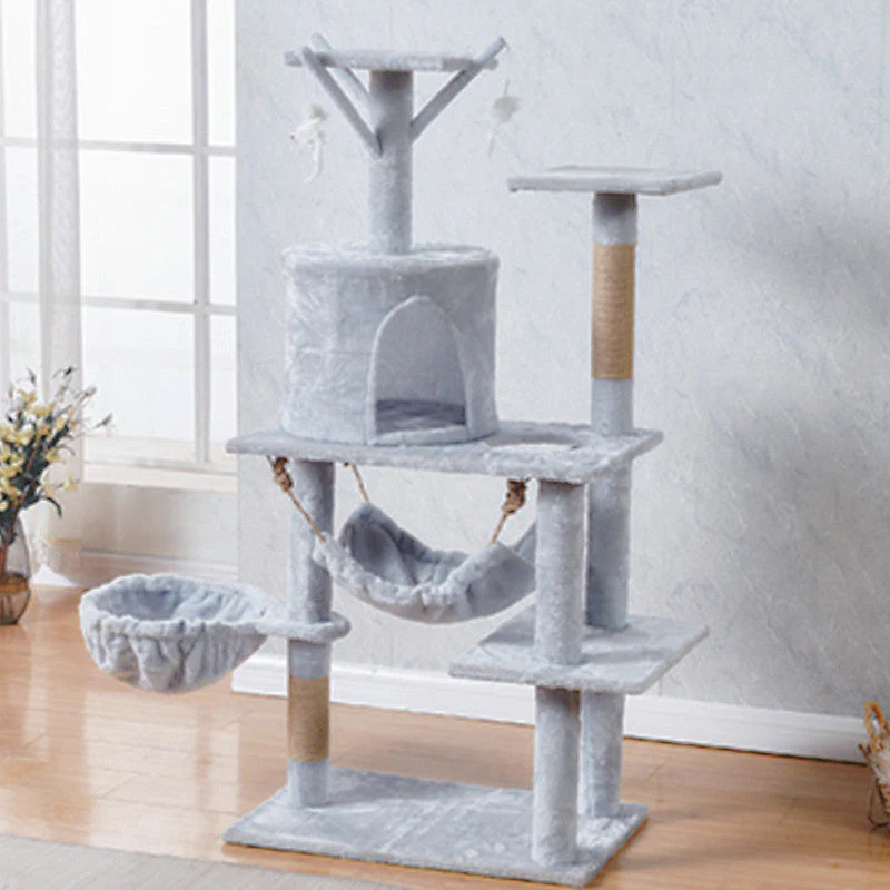 Cat Tree Scratching Post with Mouse 125CM - Image 2