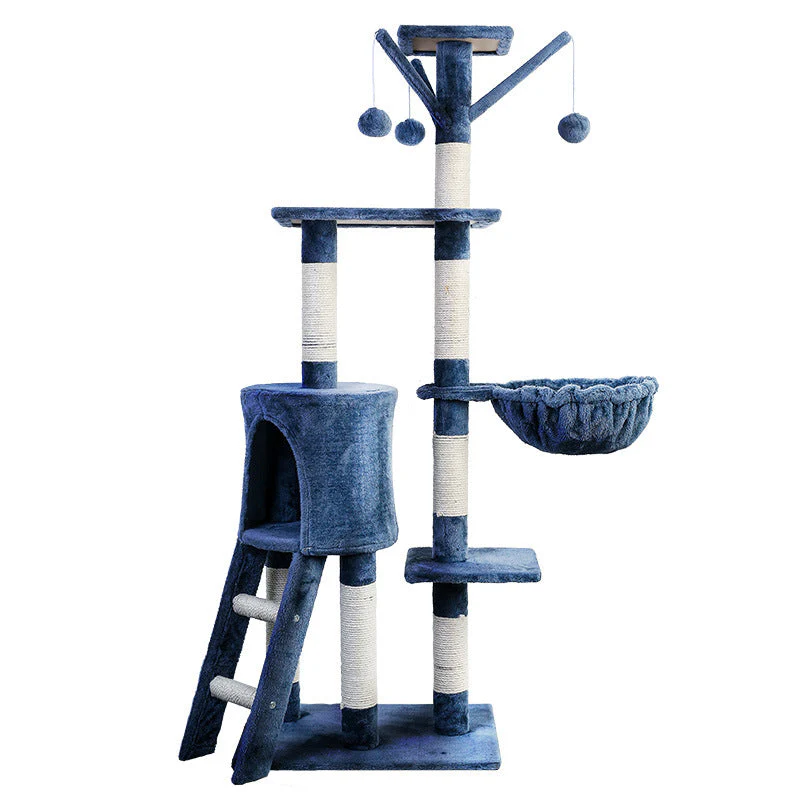 Cat Tree Scratching Post with Mouse 138CM - Image 2