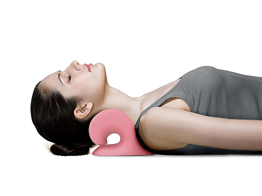 Cervical Care Neck Pillow & Stretcher -Pink - Image 2