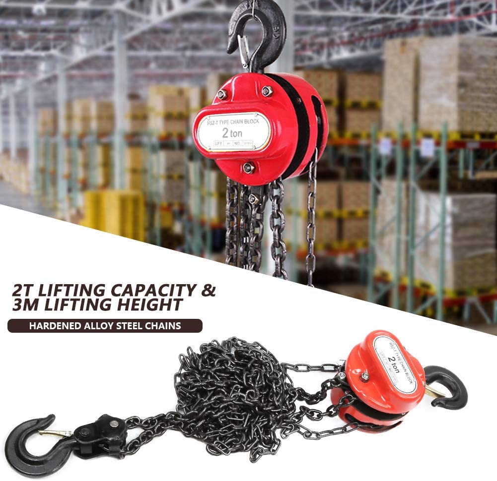 Chain Block Tackle Hoist 3M 2T - Image 9