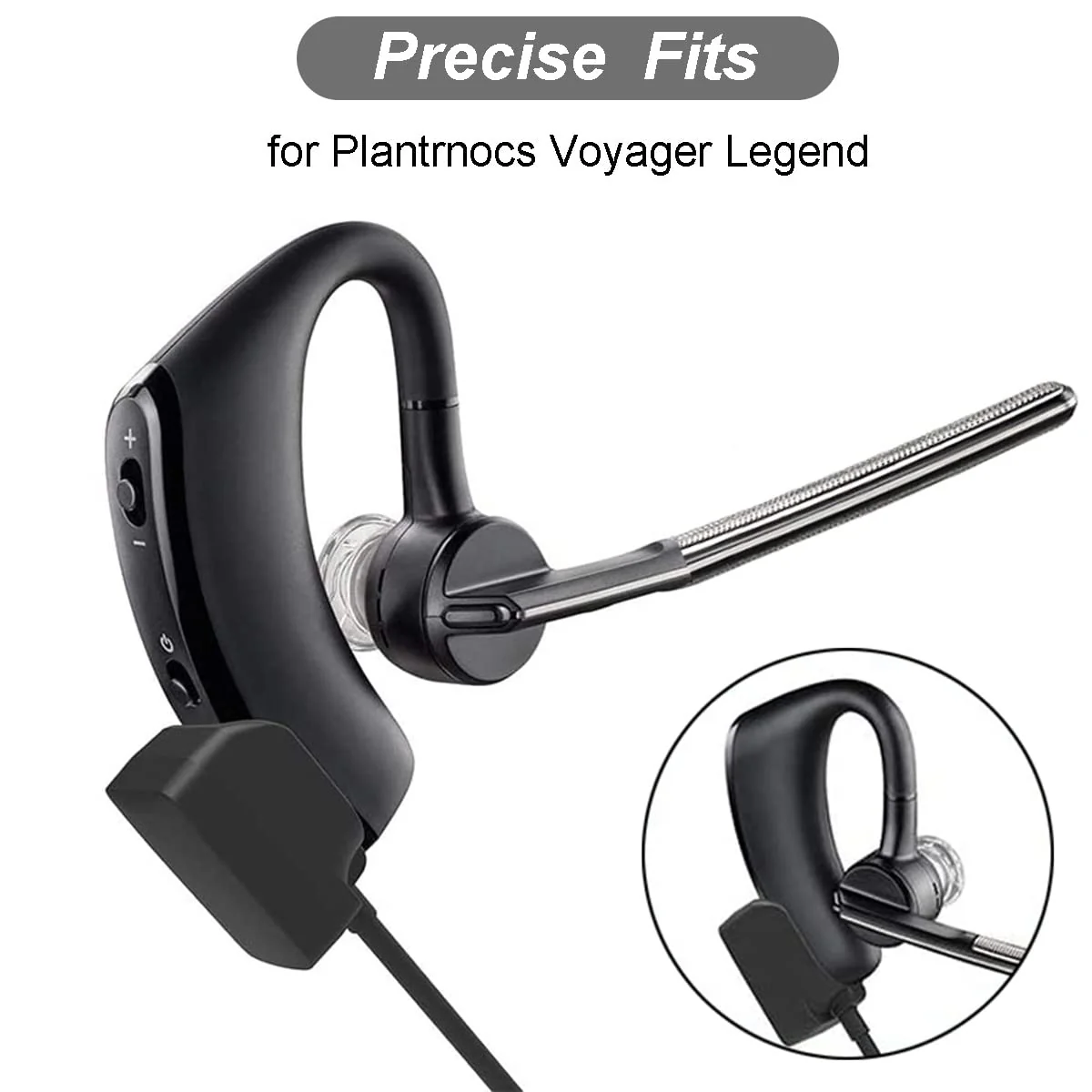 Charger Cable Replacement for Plantronics Voyager Legend 1m - Image 2