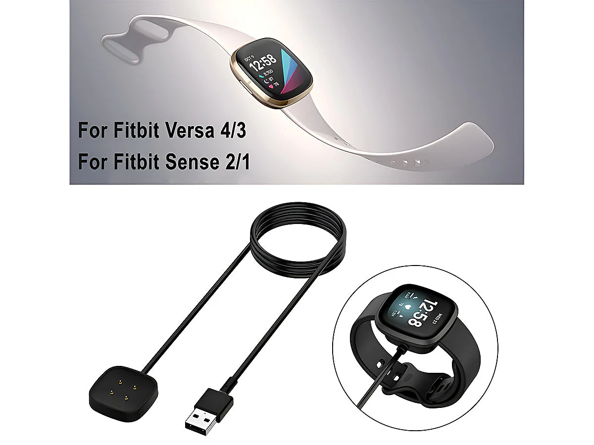 Charging Cable for Fitbit Sense 1/2 & Fitbit Versa 3/4 - Image 3
