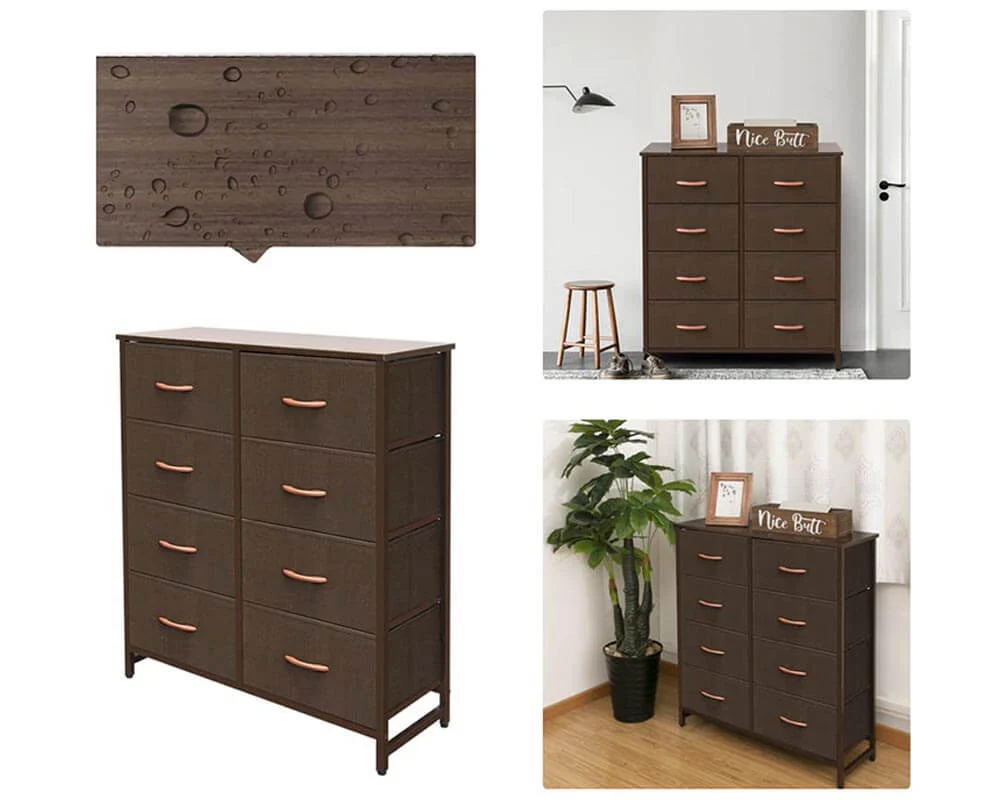 Chest of Drawers 8 Drawers Dresser Tallboy - Image 4
