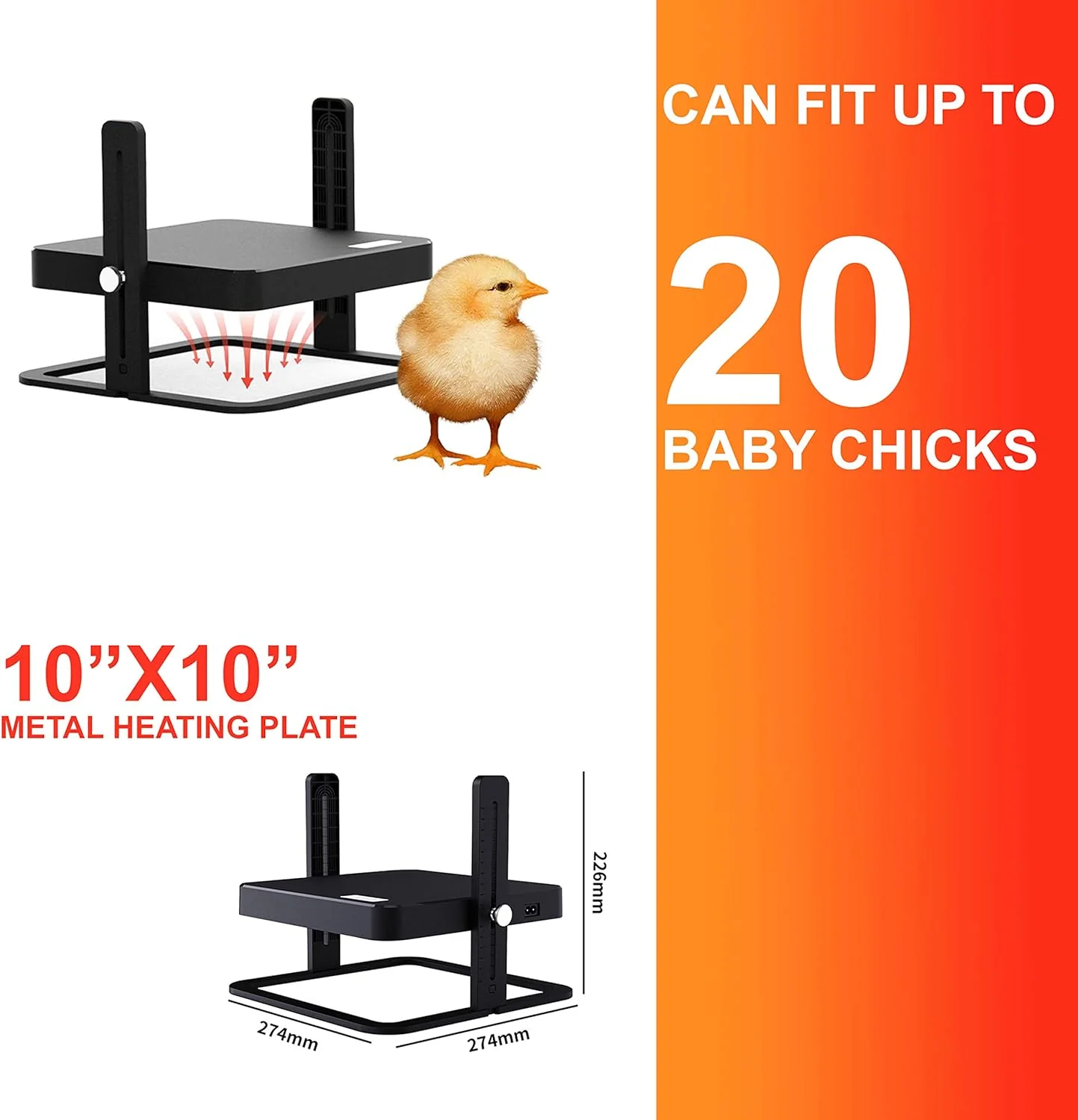 Chick Brooder Heating Plate Warmer Chicken Coop Heater - Image 14