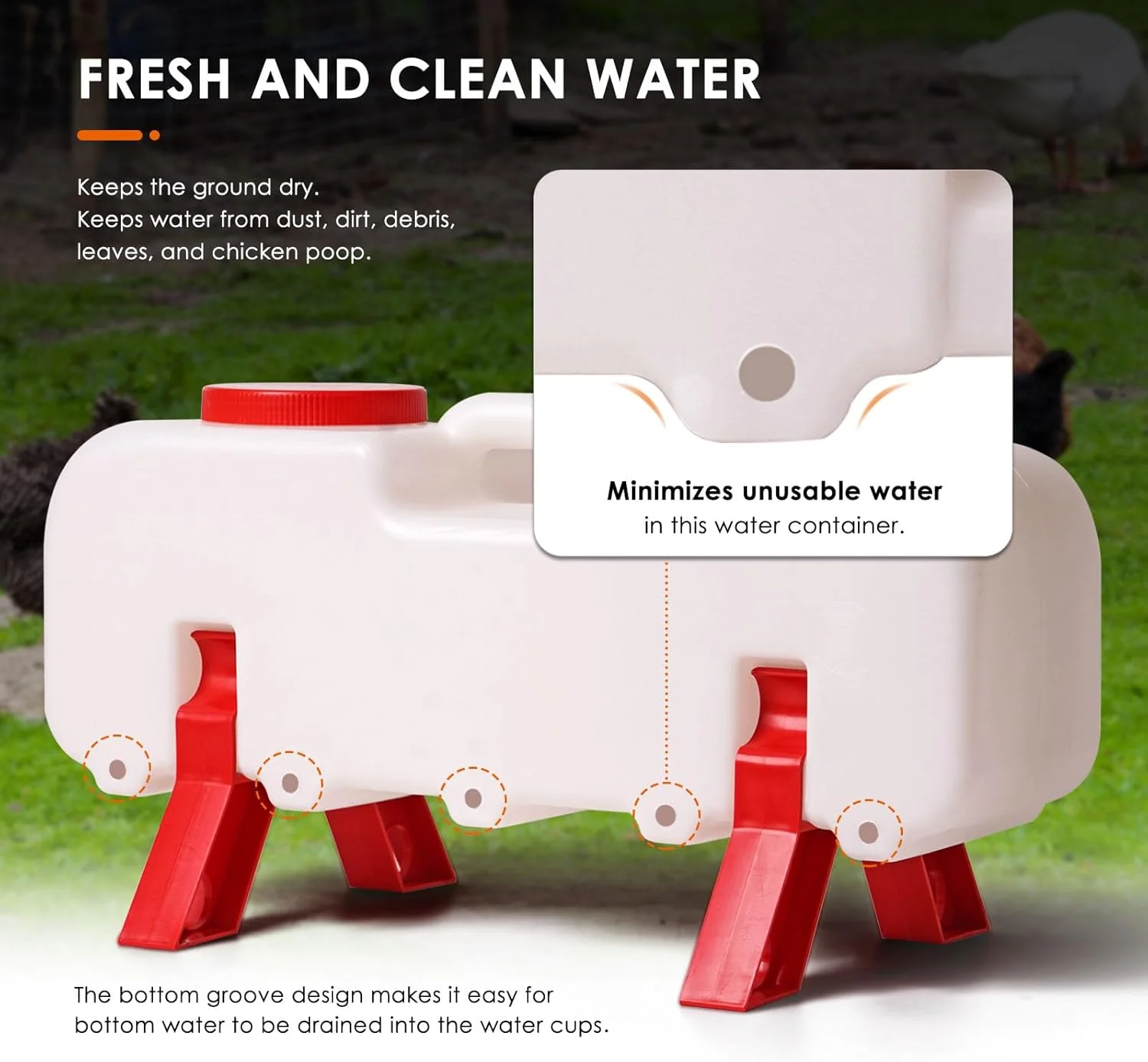 Chicken Water Feeder 10L - Image 6