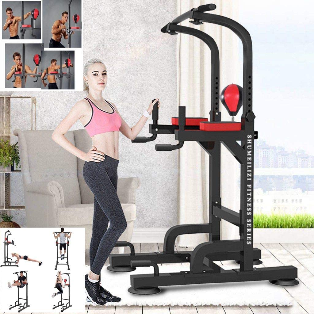 Chin Up Pull Up Chin Up Station Power Tower with Boxing - Image 4