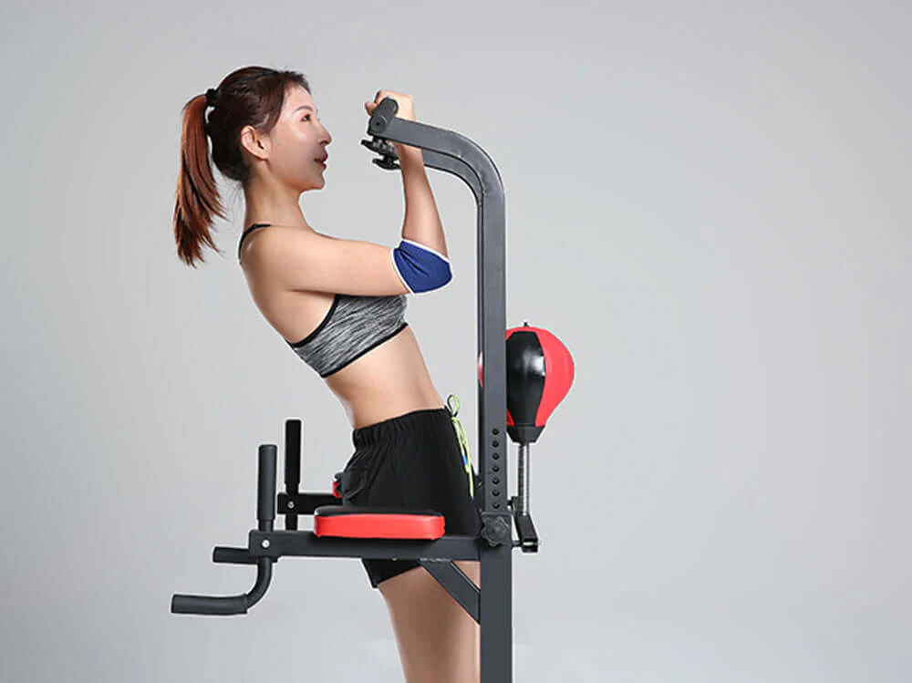 Power Tower Dip Stand Pull Up Bar – Adjustable Home Gym Workout Station 100kg - Image 4