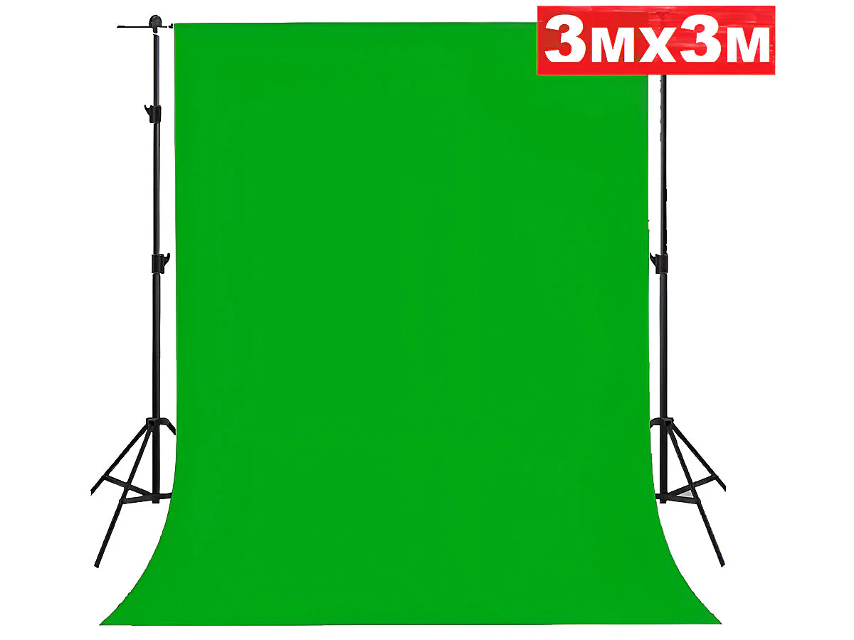 Chromakey Green Screen Backdrop 3M X 3M - Image 8