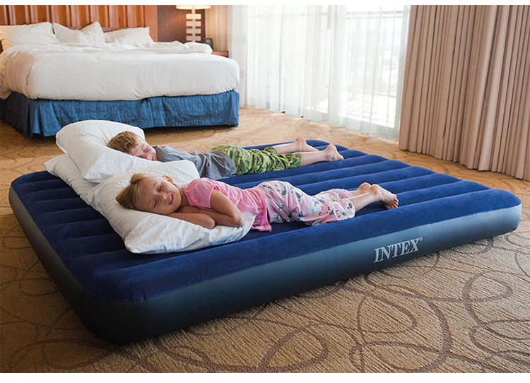 Classic Downy inflatable mattress 152 x 203 x 25cm INTEX 64759