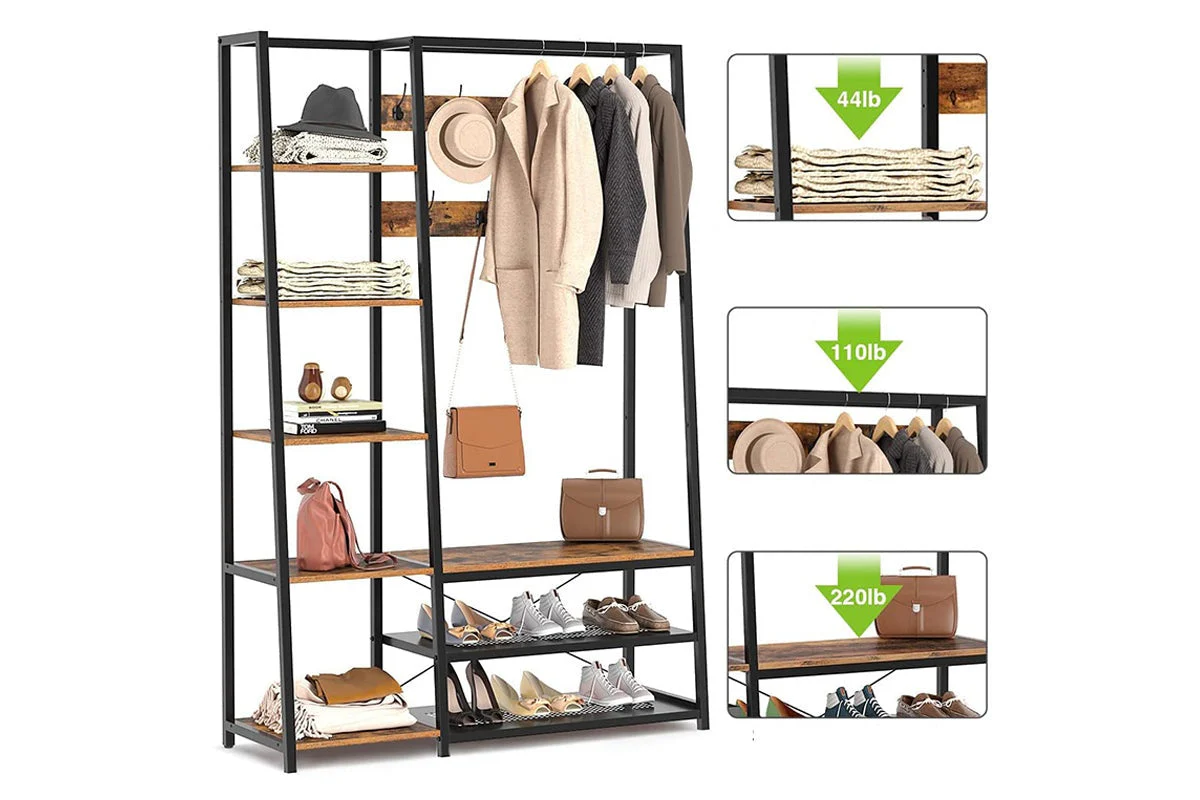 Coat Rack Clothes Rack Wardrobe Clothes Organizer - Image 9