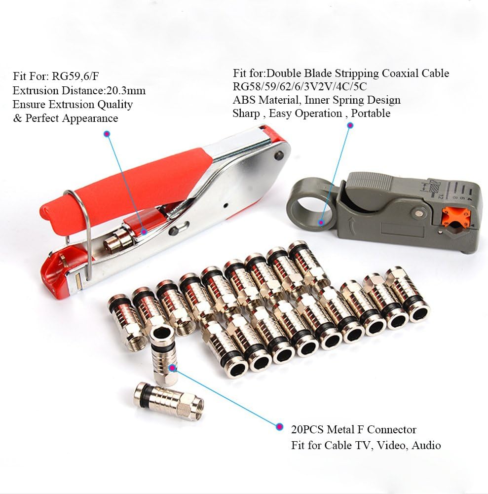 Coaxial Cable Crimper Tool - Image 2