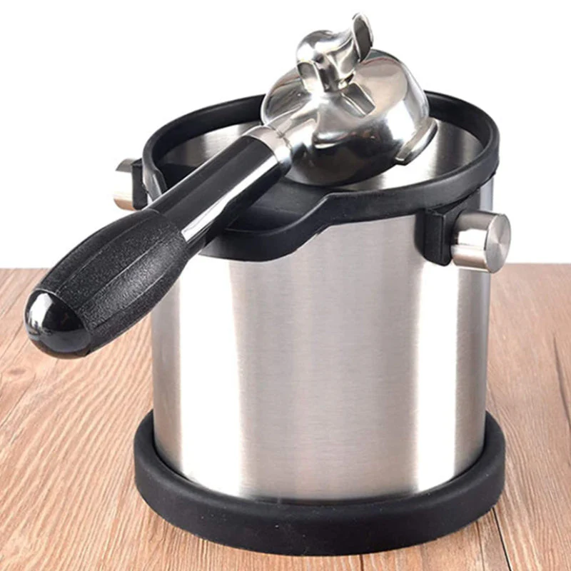 Coffee Ground Bucket 2000ml Stainless Steel Coffee Knock Box Espresso Accessorie - Image 4