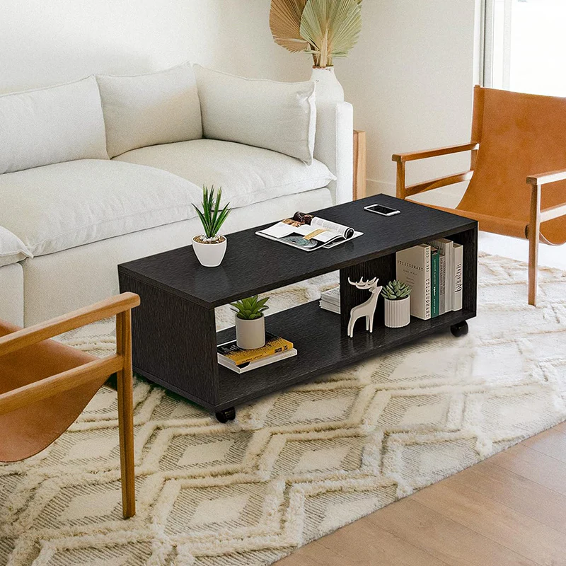 Coffee Table 120CM Black - Image 3