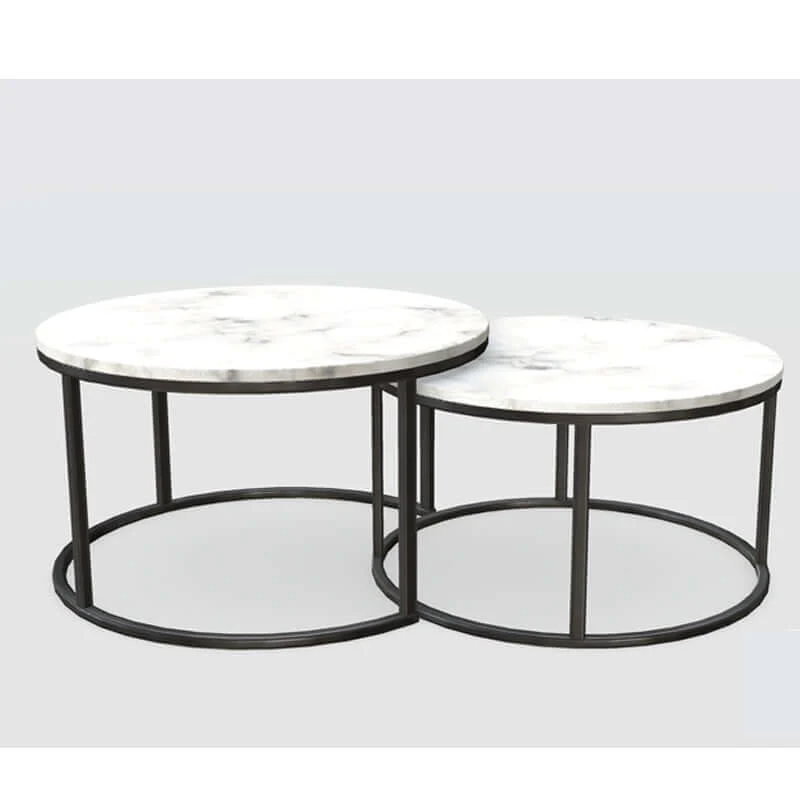 Coffee Table 2 in 1 Nesting Coffee Tables - Image 3