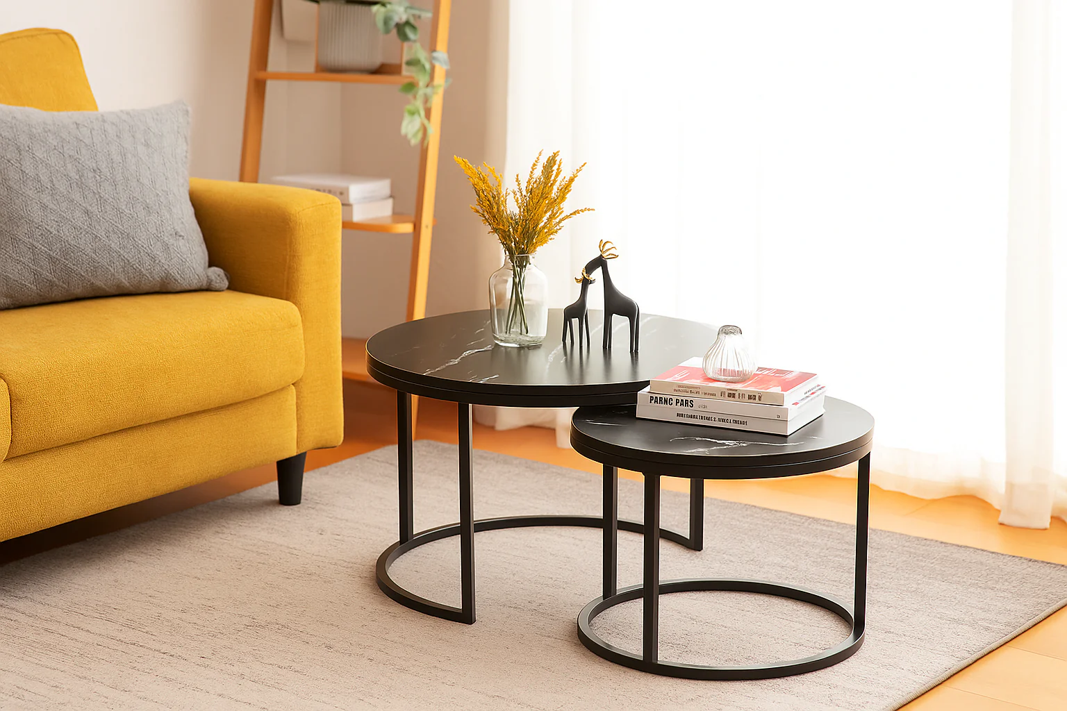 Coffee Table Unique Style 2in1 Table - Image 7